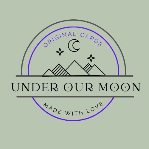 Under our moon cards. Mountains. Stationary